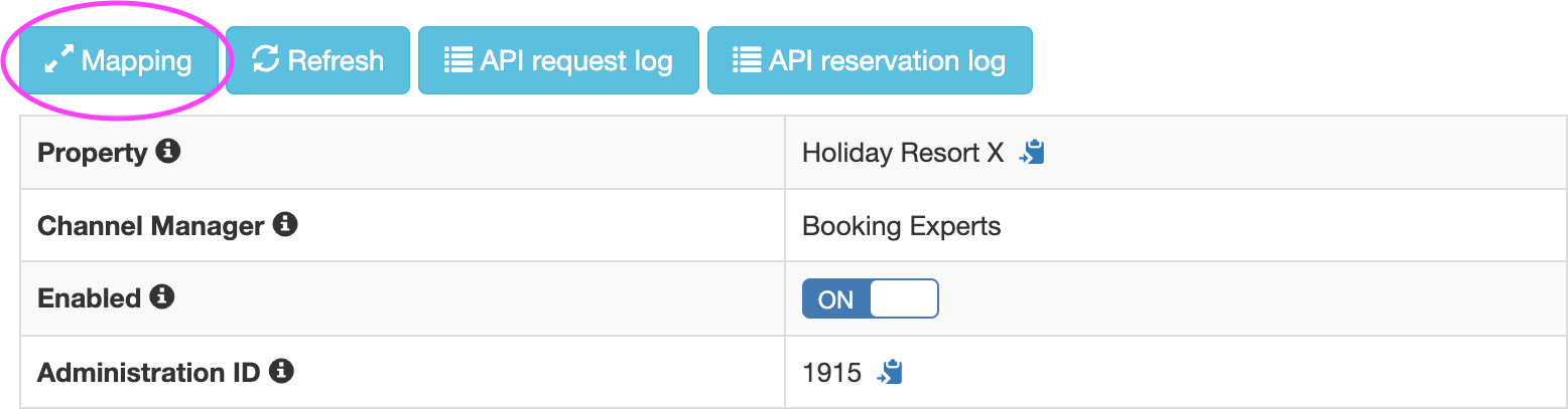 Booking Experts Mapping