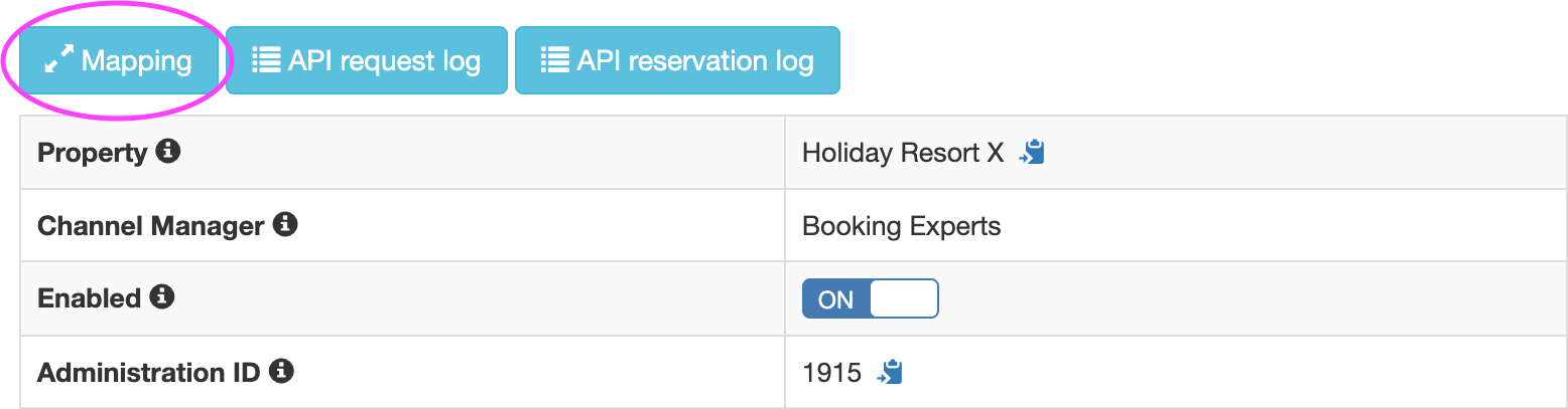 Booking Experts Mapping